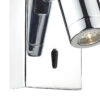 Anvil Wall Bracket Polished Chrome LED
