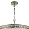 Vyana 4 Light Pendant Antique Brass Crystal