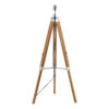 Easel Light Wood Floor Lamp