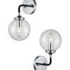 Creation Wall Light - Matt Black/Chrome