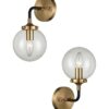 Creation Wall Light - Matt Black/Gold