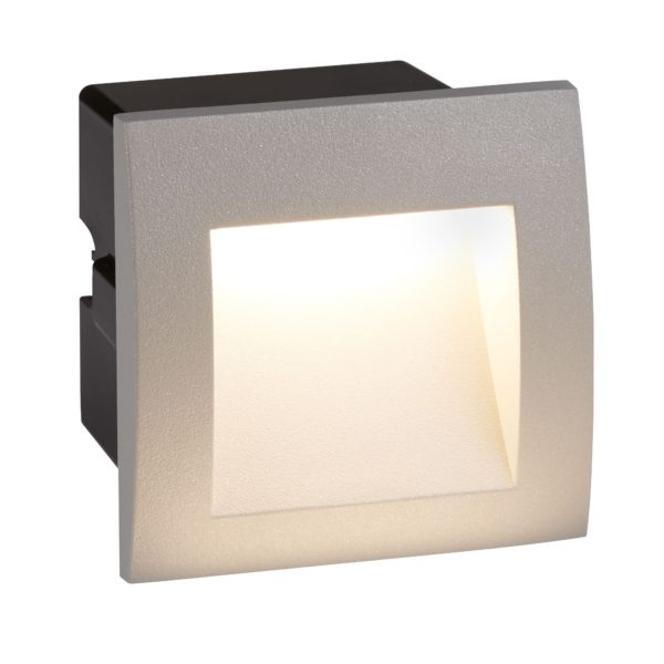 0661GY Ankle LED Recessed Square Indoor/Outdoor