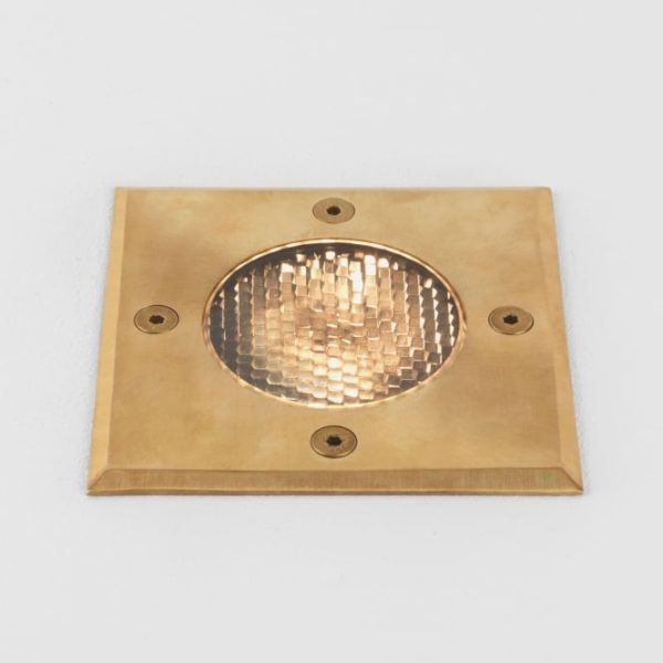 Gramos Coastal Square Ground Light Natural Brass