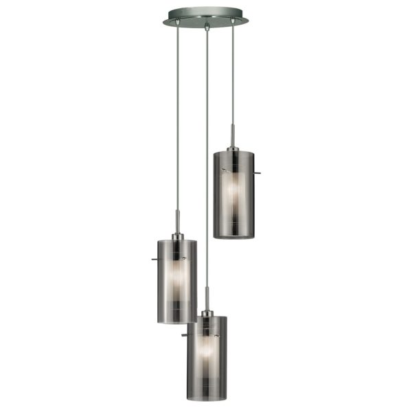 2300-3SM Duo 3 Light Pendant