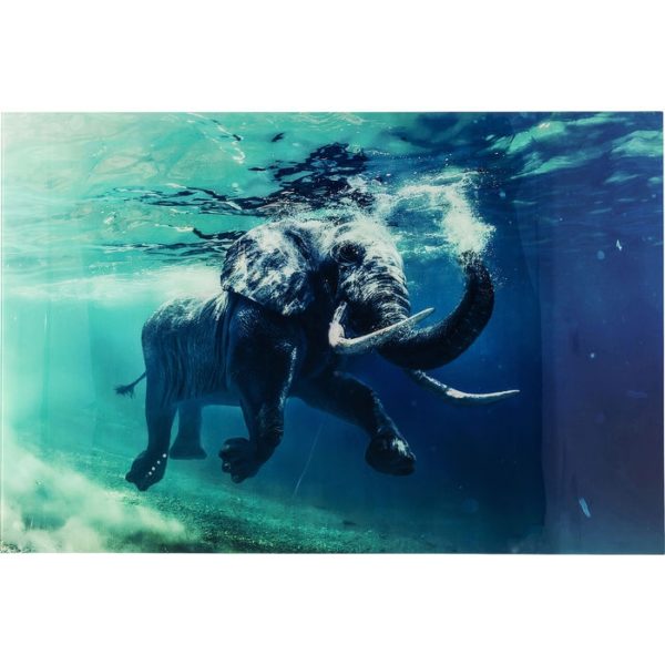 Swimming Elephant Picture