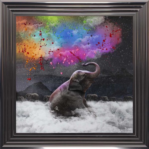 Elephant Dreams Framed Wall Art