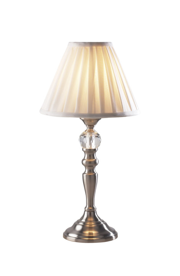 Beau Touch Table Lamp - shown in Antique Brass