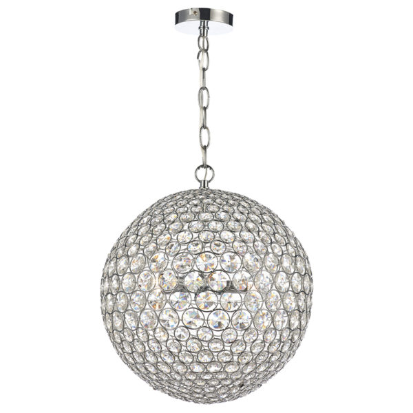 FIE0550 Fiesta 5 Light 35CM Pendant Polished Chrome