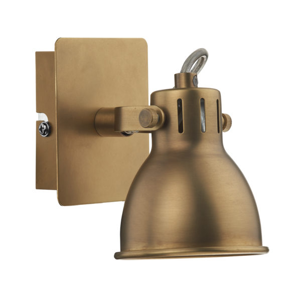 IDA0775 Idaho Single Wall Bracket GU10 Antique Brass