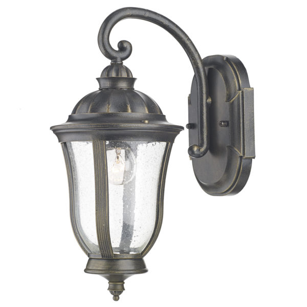 JOH1635 Johnson Wall Bracket Lantern Black Gold