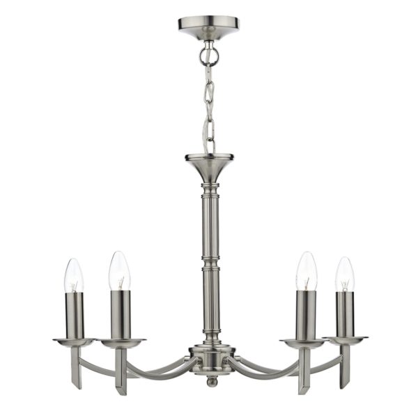 Ambassador 5 Light - shown in Satin Chrome