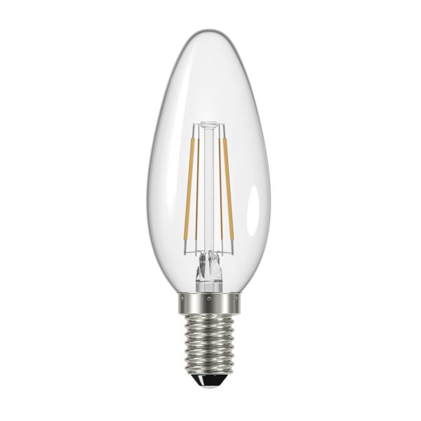 E14 Led Candle Filament Lamp 4W 450LM Clear