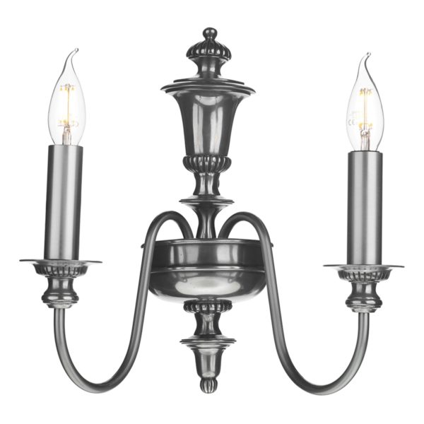 DIC0967 Dickens Wall Light - Pewter