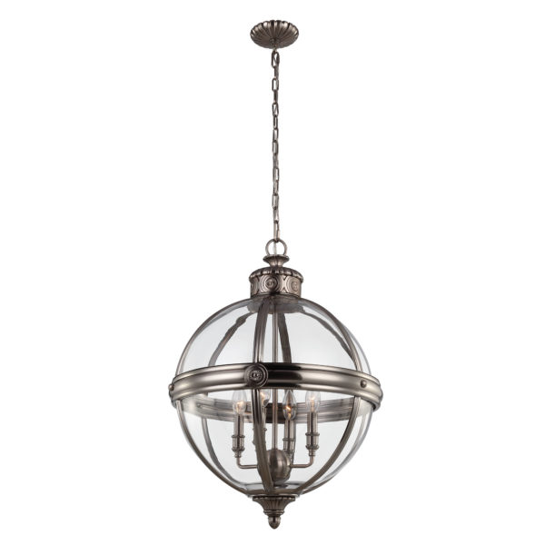 Adams 4 Light Pendant - Shown in Antique Nickel