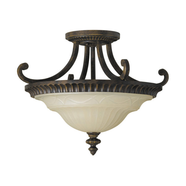 Drawing Room Semi-Flush Light Ceiling Fitting - A