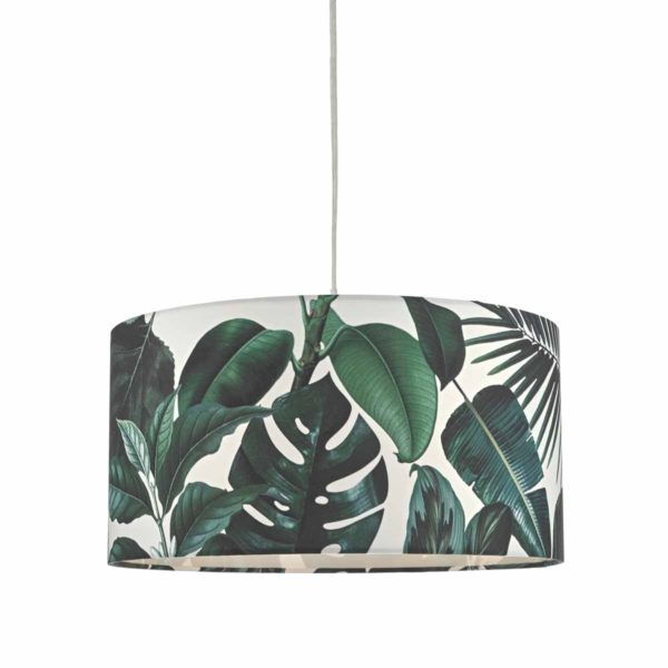 FIL6524 Filip green leaf print lampshade