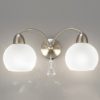 Thea Double Wall Light - shown in Satin Nickel