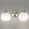 Thea Double Wall Light - shown in Satin Nickel