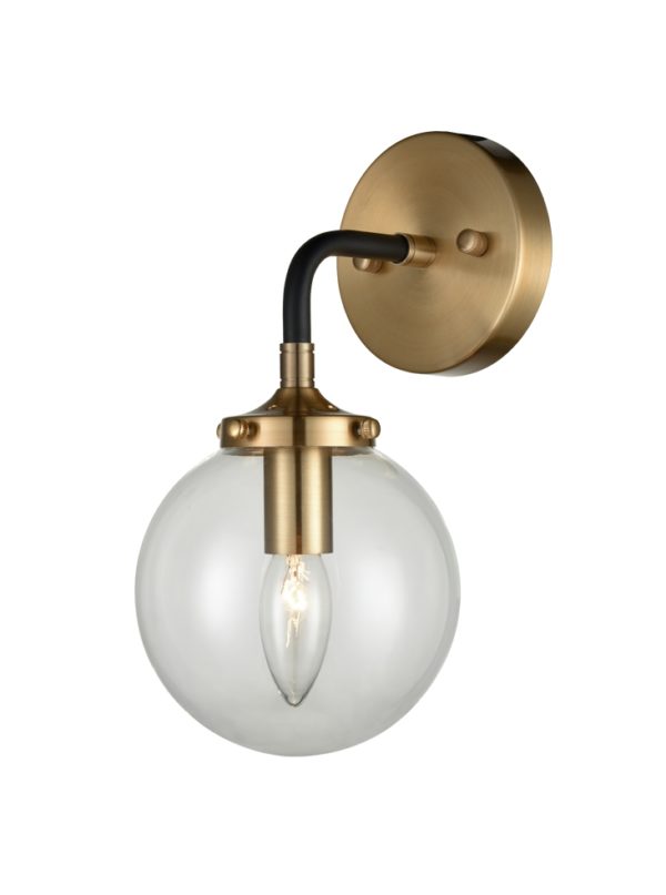 Creation Wall Light - Matt Black/Gold