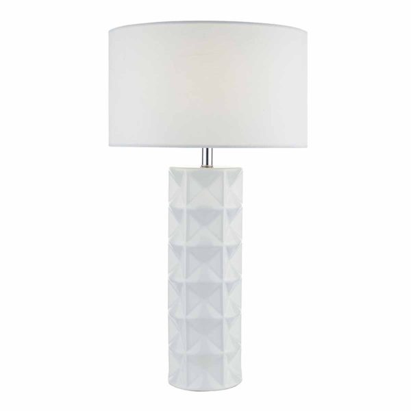 GIF422 Gift white table lamp, with shade