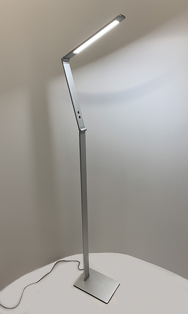 Grade Floor Lamp - Brushed Aluminium