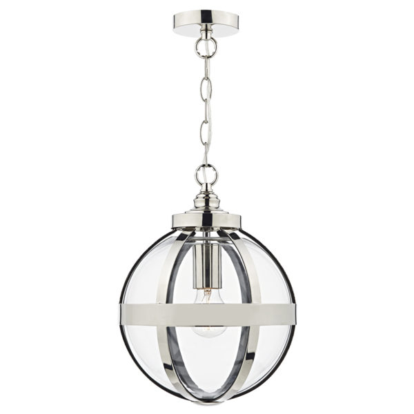 HEA0138 Heath 1 Light Pendant Polished Nickel