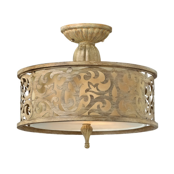 Carabel Small Semi-Flush Light Ceiling Fitting