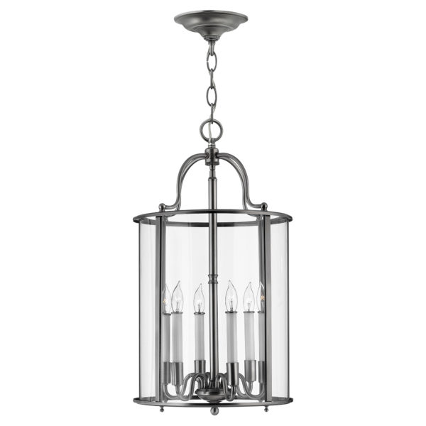 Gentry Large Lantern - Shown in Pewter