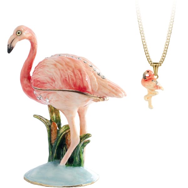 “Secrets” from Hidden Treasures Flamingo