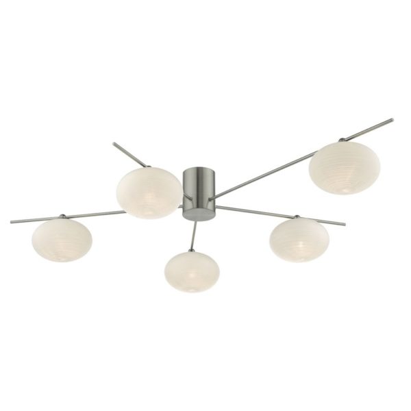 Jasper 5 Light- Satin Nickel