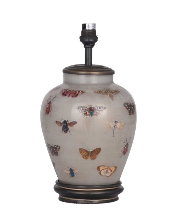 JW76 RHS Bugs Small Glass Table Lamp