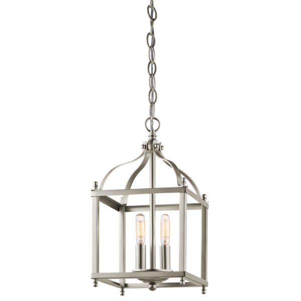 Larkin Small Pendant - Shown in Brushed Nickel