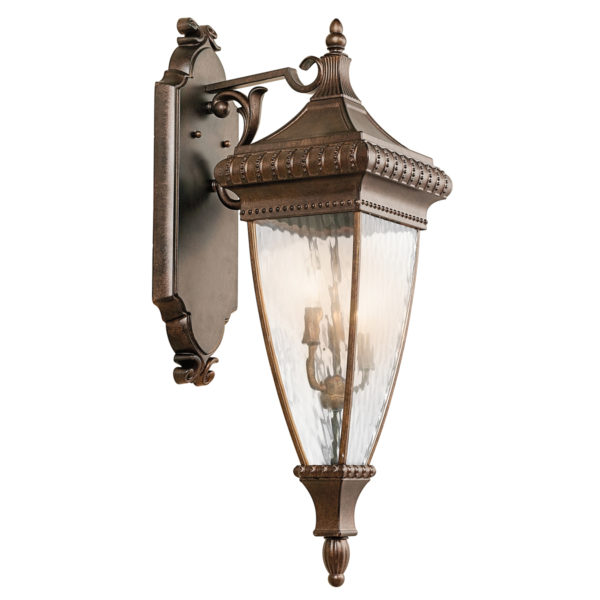 Venetian Rain Large Outdoor Wall Lantern