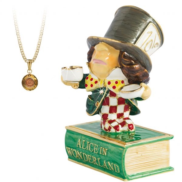 Mad Hatter "Alice in Wonderland" trinket box
