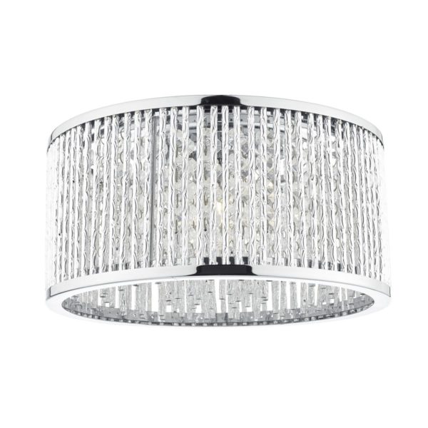 NAN5368 Nantes chrome 3 light flush