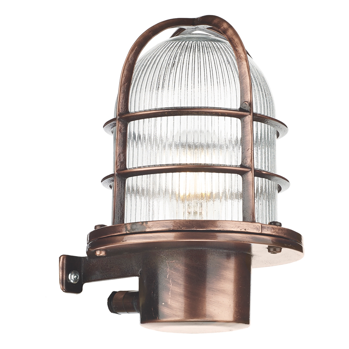 Pier Outdoor Wall Light Nickel IP64 Abbeygate Lighting