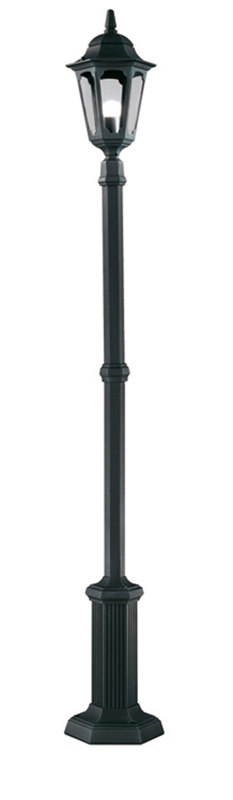 Parish Single Head Lamp Post - shown in Black