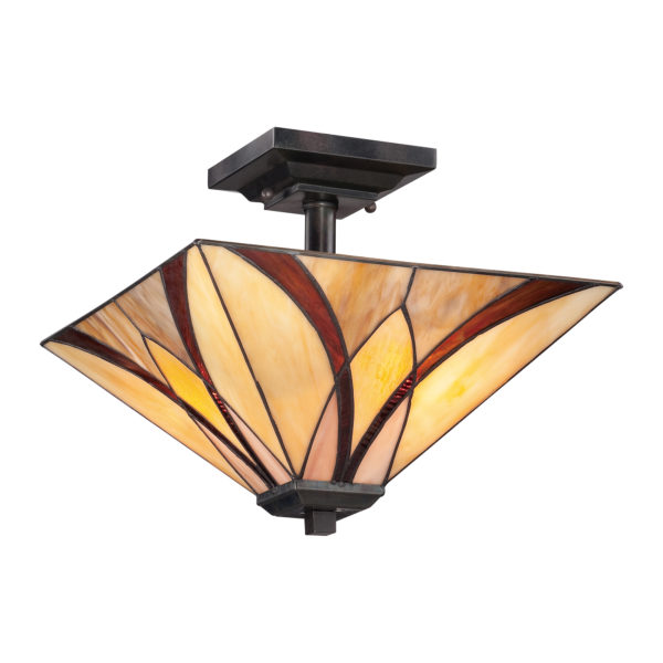 Asheville Semi-Flush Light Ceiling Fitting