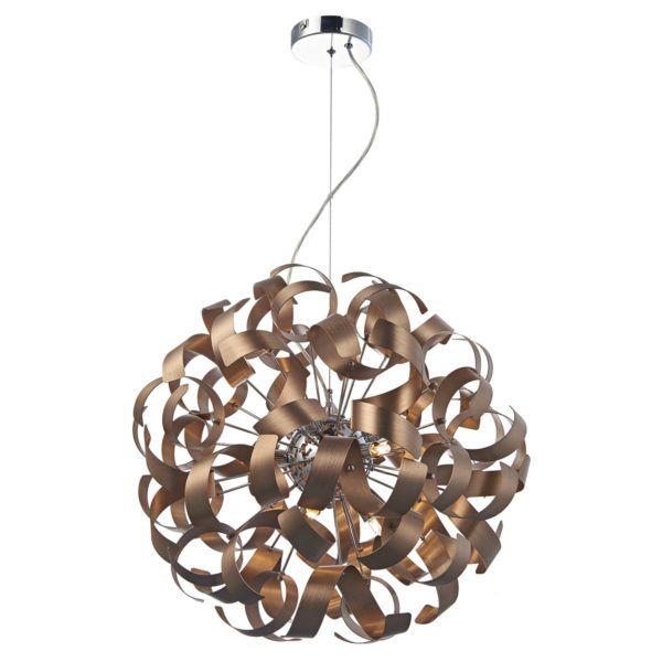 Rawley Ribbon Pendant - shown in Satin Copper