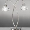 TL974 Twista 2 Light Table Lamp - Satin Nickel