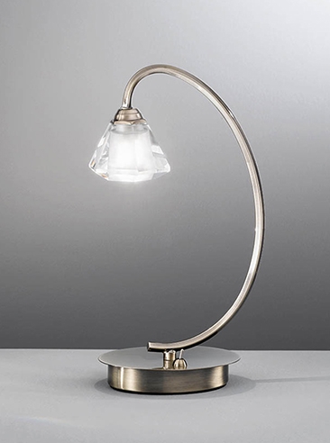 Twista 1 Light Table Lamp - Bronze