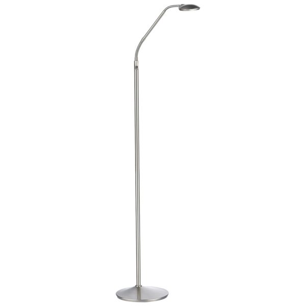 WEL4946 Wellington Floor Lamp - Satin Chrome