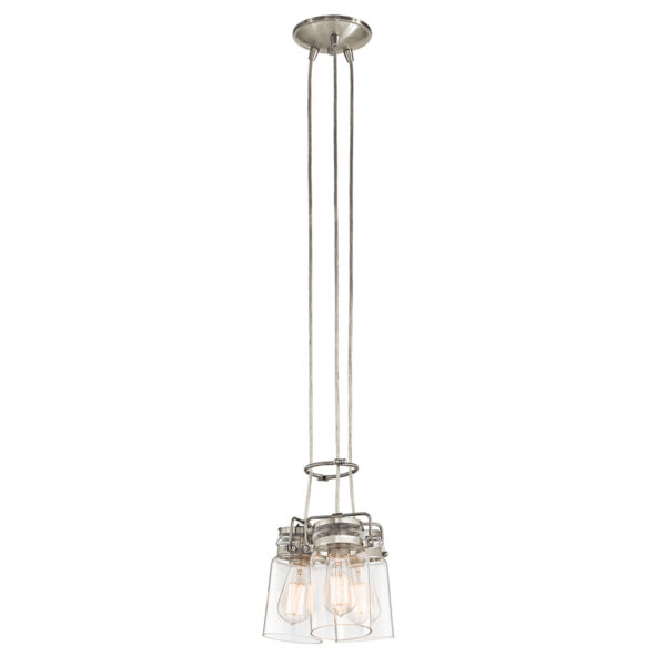 Brinley 3 Light - Brushed Nickel