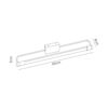 Taylor 14W LED Large Wall Light Polished Chrome IP44
