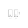Pichu Single Flush Wall Light IP54