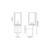 Pichu Upward Wall Lamp