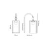Pichu Downward Wall Light IP54