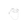 Chigny Curved Downlight Black/Gold IP54