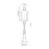 Whitaker Post Lamp Antique Bronze IP54
