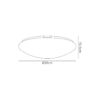 Lorenzo Flush 18W LED Frosted Glass IP44